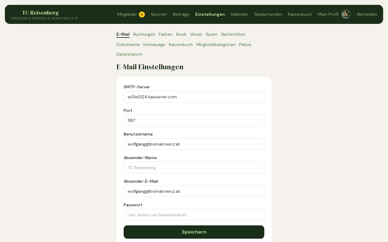 Screenshot SMTP