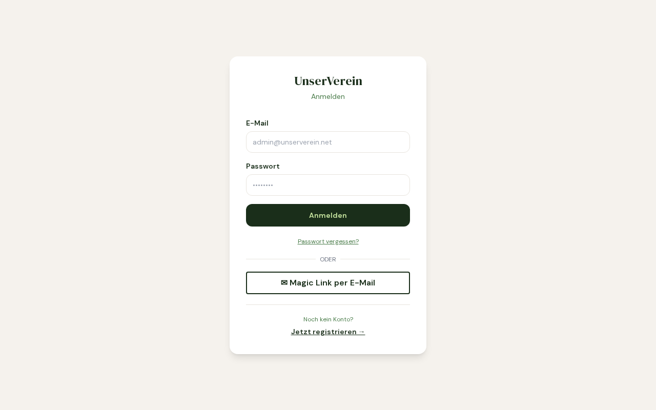 Screenshot Login
